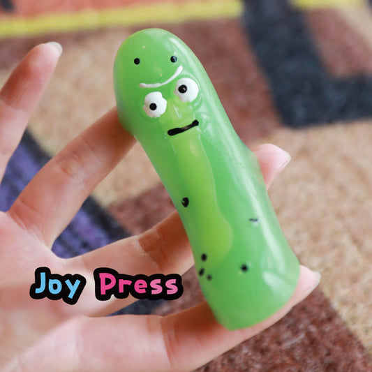 Rick And Morty Cucumber Sticky Squishy Squeeze Toy
