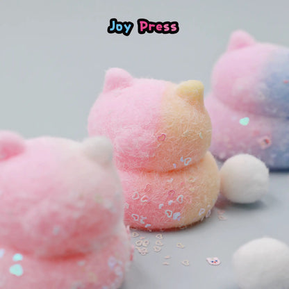 Furry Cat Mochi Squishy Joy Press 