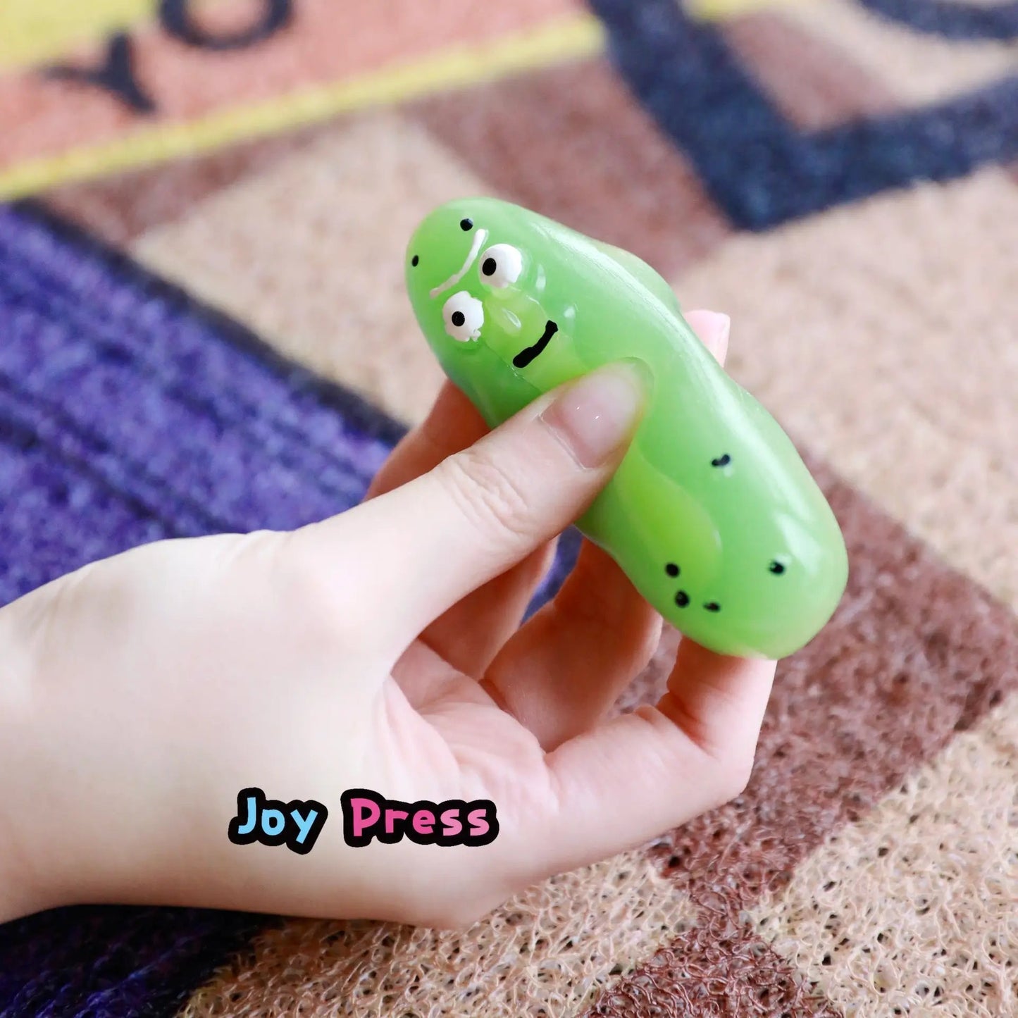 R&M Cucumber Sticky Squishy Joy Press 